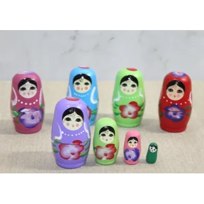 BUĞZ 4lü Ahşap Matruşka Alk3814