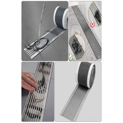 BUĞZ 4 Metre Yapışkanlı Banyo Gider Koruyucu Saç Toplayıcı – Gider Böcek Koruyucu Gider Süzgeci