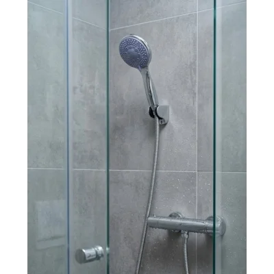 BUĞZ 4 Modlu El Duşu Başlığı Spiral Hortumlu Duş Seti Banyo Aksesuarı