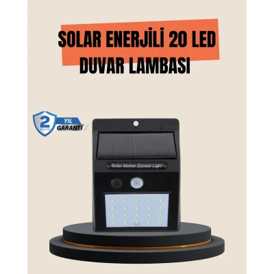 BUĞZ 4 Modlu Solar LED Bahçe ve Garaj Lambası