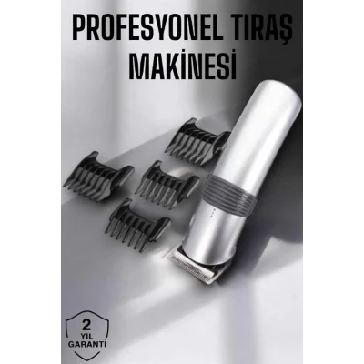 BUĞZ 4 Taraklı Taşınabilir Profesyonel Saç ve Sakal Kesme Tıraş Makinesi - Lisinya