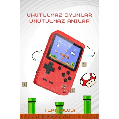  400 Oyunlu Mini Atari Gameboy Oyun Konsolu Gamebox Kollu Atari