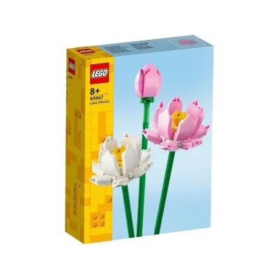 BUĞZ 40647 LEGO® iconic Botanical Collection Lotus Çiçekleri 220 parça +8 yaş