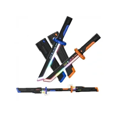 BUĞZ 456-38M 44 CM KIVILCIM ÇIKARAN FARKLI RENKLERDE LED IŞIN KILICI - 1  Kılıç Fiyatıdır