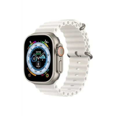 BUĞZ 45mm Gri Kasa ve Çok Renkli Silikon Kordonlu Akıllı Saat - GPS, Nabız ve Sesli Görüşmeli