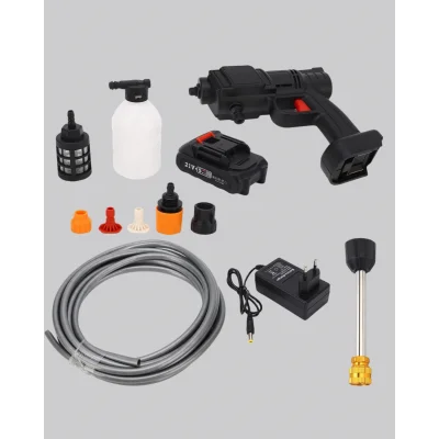 BUĞZ 48V Şarjlı Basınçlı Yıkama Tabancası Köpük ve Çift Nozul 2025 Model - BUĞZ