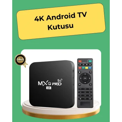 BUĞZ 4K Ultra HD TV Box – 2GB RAM, 16GB Hafıza, Android Akıllı Medya Oynatıcı