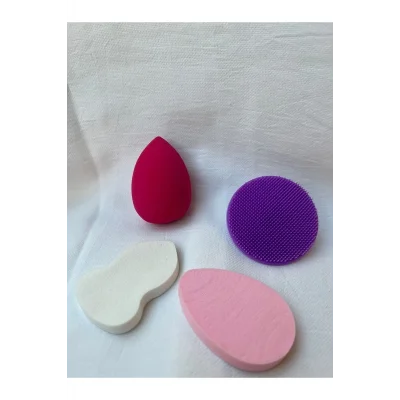  4’lü Yumuşak Cilt Makyaj Süngeri Seti