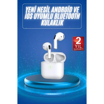  4.Nesil Bluetooth Kulaklık Yüksek Ses Kaliteli Dokunmatik Kontrol Özellikli