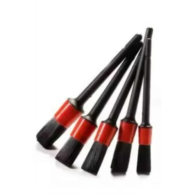  5 Adet Oto Detaylı Temizleyici Araç İçi Temizlik Fırça Seti Koltuk Döşeme Kapı Toz Alma Fırçası