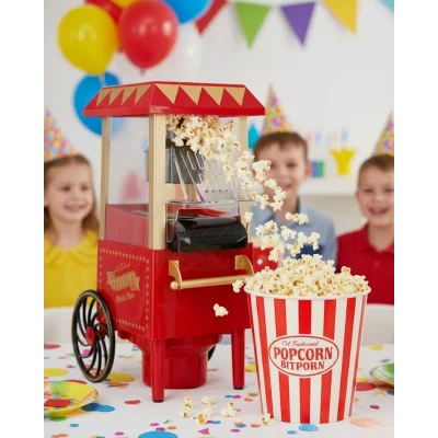 BUĞZ 5 Dakikada Popcorn Hazırlayan Yağsız Patlatma Makinesi