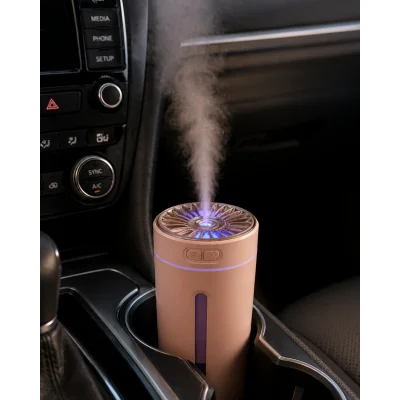 BUĞZ 5 Esans Hediyeli RGB Işıklı Şarjlı Hava Nemlendirici Aroma Difüzörü