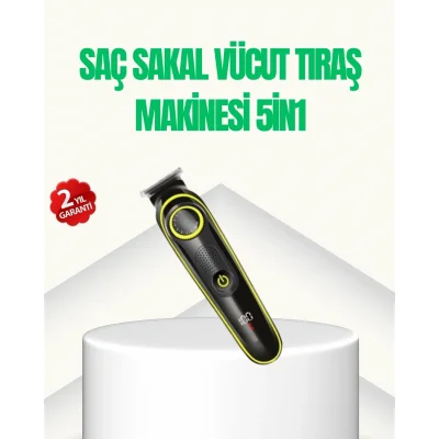  5-in-1 Saç ve Sakal Şekillendirici Erkek Bakım Seti