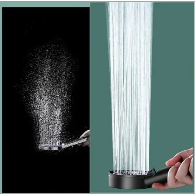 BUĞZ 5 Kademeli Duş Başlığı Siyah