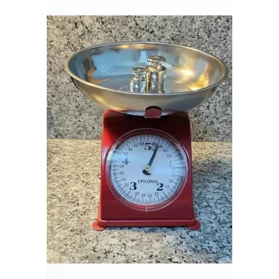 BUĞZ 5 Kg Retro Nostalji Mutfak Tartısı Analog Terazi ( BUĞZ )