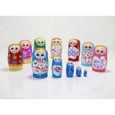 BUĞZ 5Li Ahşap Matruşka