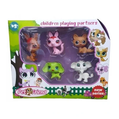 BUĞZ 5 Lİ SEVİMLİ KUTULU HAYVANLAR