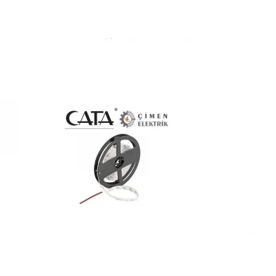 BUĞZ 5 METRE CATA CT 4482 10 Çip İç Mekan Şerit Led Kırmızı 12V