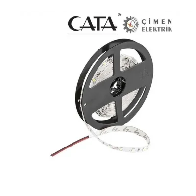 BUĞZ 5 METRE CATA CT 4537 Şerit Led 12 Çip 3200K Gün Işığı