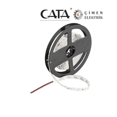  5 METRE CATA CT 4537 Şerit Led 12 Çip 3200K Gün Işığı