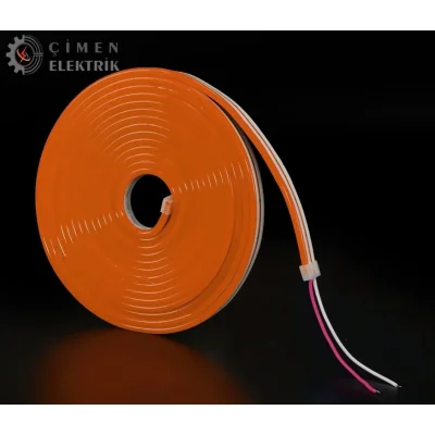  5 Metre NOAS YL42 0126 Dış Mekan 12V Amber Neon Hortum Led