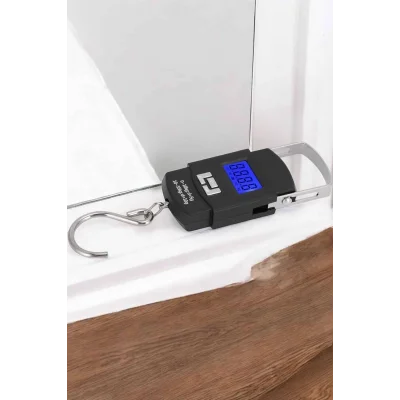 BUĞZ 50 Kg El Kantarı Ağırlık Ölçer Dijital Ekranlı Kancalı Portatif - BUĞZ