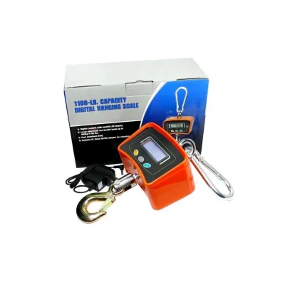 BUĞZ 500 kg Dijital Askılı Çengel Baskül Terazi - Yüksek Kapasiteli Hassas Tartım ( BUĞZ )