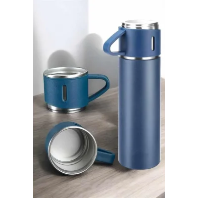  500 ml Kapasiteli Taşınabilir Basınçlı Termos Seti Günlük Kullanım için İdeal