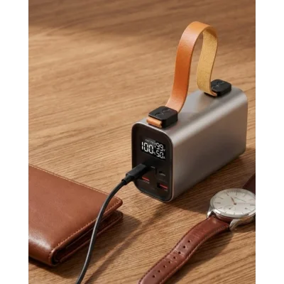 BUĞZ 50000 mAh Güçlü Powerbank Dijital Göstergeli Çoklu USB Çıkışlı