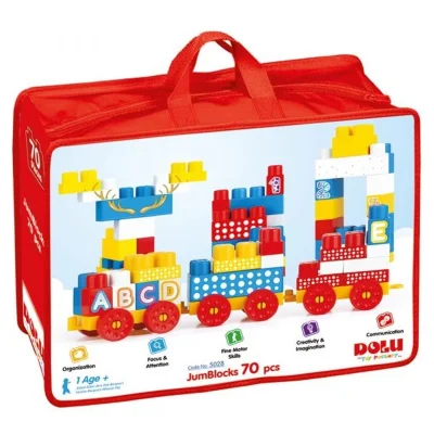  5028 OYUNCAK ÇANTALI MEGA BLOK 70 LI
