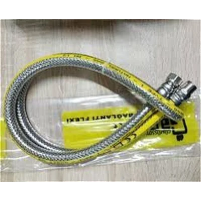 BUĞZ 50cm Flex Doğalgaz Hortumu Çelik Örgülü Bx40