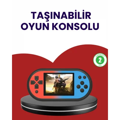 BUĞZ 520 Oyunlu El Oyun Konsolu TV Bağlantılı HD LCD Ekranlı