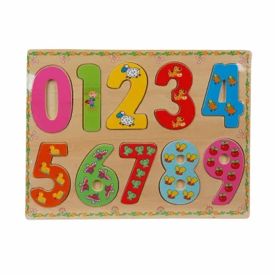 BUĞZ 5215 -Wooden Puzzle Numbers 10 Parça