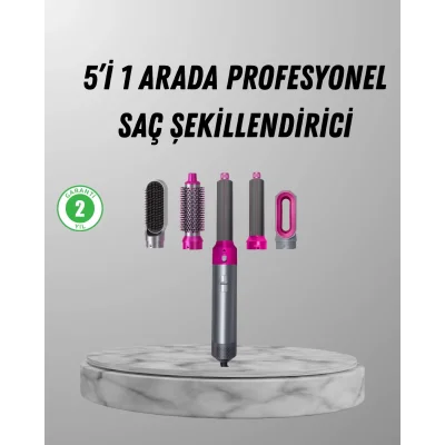 BUĞZ 5’i 1 Arada Saç Şekillendirici Set Kuaför Düzeyinde Performans ve Ergonomik Tasarım