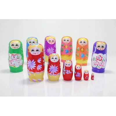 BUĞZ 6lı Ahşap Matruşka