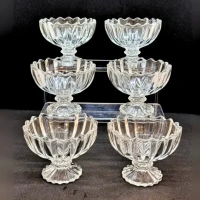 BUĞZ 6lı Kristal Çerezlik Seti