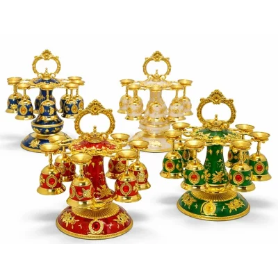 BUĞZ 6lı Lüks Sunum Ve Dekoratif Kadeh Seti