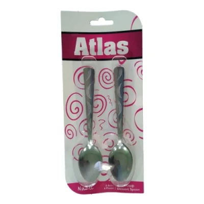 BUĞZ 6 Parça  Metal Tatlı Kaşık Bx40