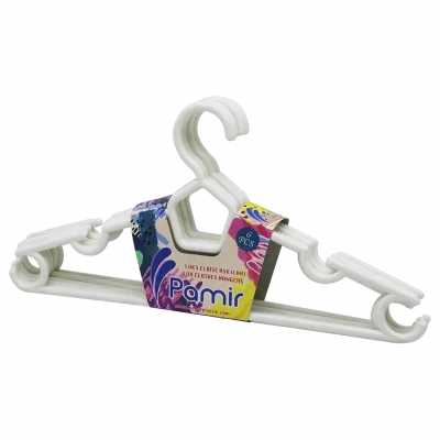 BUĞZ 6 Parça  Plastik Karizma Elbise Askı Bx40