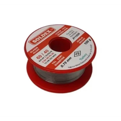 BUĞZ 60/40 Lehim Teli 100 Gr 0,75 Mm (sn:60 / Pb:40)