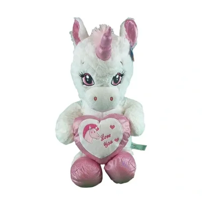 BUĞZ 63019 Peluş 60 cm Kalpli Boynuzlu At