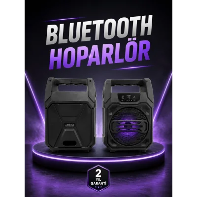 BUĞZ 6.5 İnç Kablosuz Hoparlör Bluetooth Bağlantılı Yüksek Ses