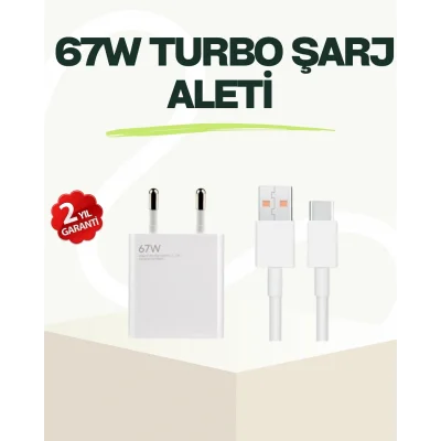 BUĞZ 67 Watt Güçlü Çift Turbo Şarj Aleti iPhone 13 14 15 Pro Max Uyumlu