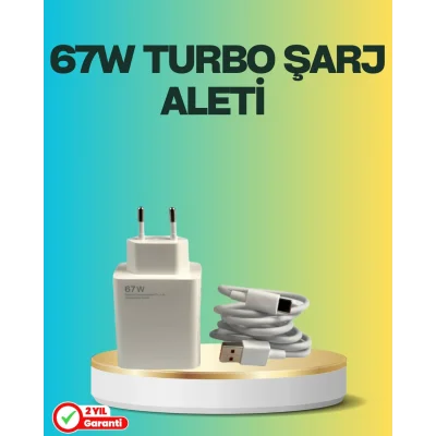 BUĞZ 67 Watt Type C Turbo Şarj Seti TCL 20 30 50 Uyumlu