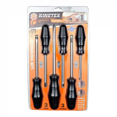 BUĞZ 6PCS TORNAVİDA SETİ 6X150 YILDIZ - 5X125 DÜZ-YILDIZ - 4X120 DÜZ-YILDIZ - 3X75 DÜZ