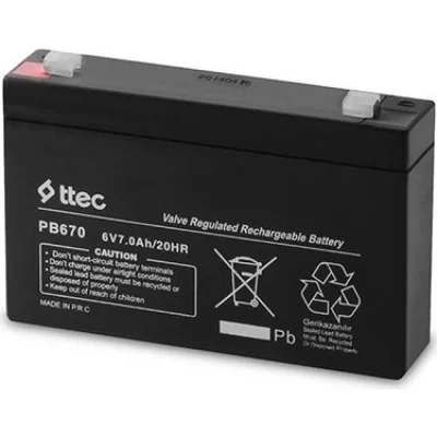 BUĞZ 6V 7 AH Kuru Bakımsız Akü