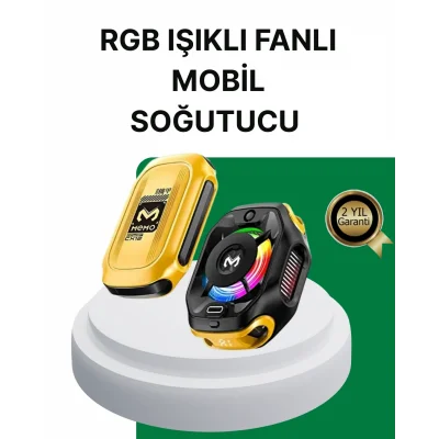 BUĞZ 7 Kanatlı Vortex Fanlı Akıllı Telefon Soğutma Aparatı
