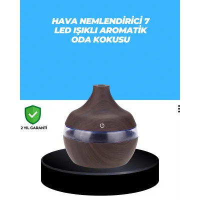 BUĞZ 7 Renk Dinlendirici LED Işıklı Aroma Buhar Makinesi