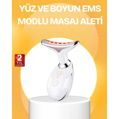 BUĞZ 7 Renk LED Işık Terapili Cilt Bakım Cihazı USB Şarjlı