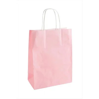 BUĞZ 8*18*24 cm Büküm Saplı Kağıt Poşet 1 Adet
